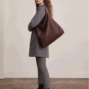 Everlane the boss bag burgundy like new